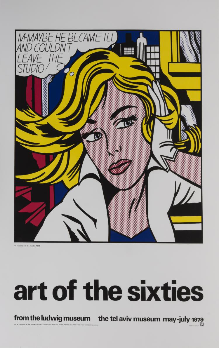 Hauptbild zu Objekt, Poster 'art of the sixties', 1979, Roy Lichtenstein, Tel Aviv Museum, 154D 483