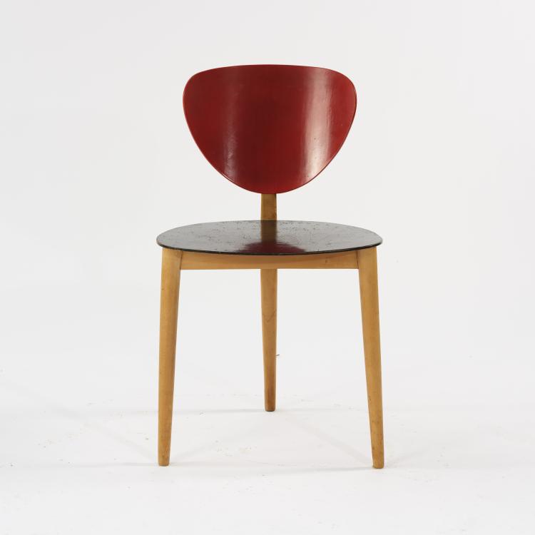 Hauptbild zu Objekt, Dreibeinstuhl, 1949, Max Bill, Horgen Glarus, Glarus, 154A 66