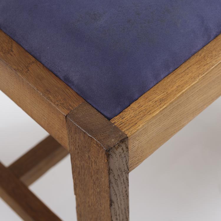 Bild 1 zu Objekt, Sechs St&uuml;hle, zwei Armlehnst&uuml;hle, um 1924, Hendrik Wouda, H. Pander & Zonen, Rotterdam Den Haag Amsterdam, 154A 20