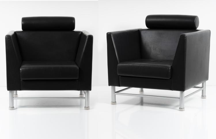 Bild 2 zu Objekt, Two 'Eastside' easy chairs, 1982, Ettore Sottsass, Knoll International, New York, 155A 230