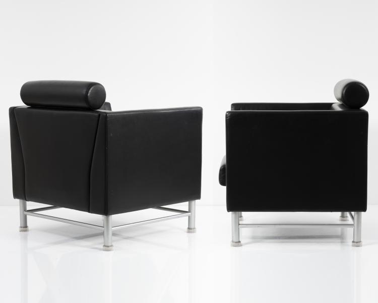 Bild 3 zu Objekt, Two 'Eastside' easy chairs, 1982, Ettore Sottsass, Knoll International, New York, 155A 230