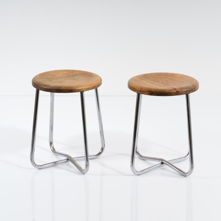 Bild 4 zu Objekt, Zwei Hocker, 1930er Jahre, Vichr, Prag, 154A 46
