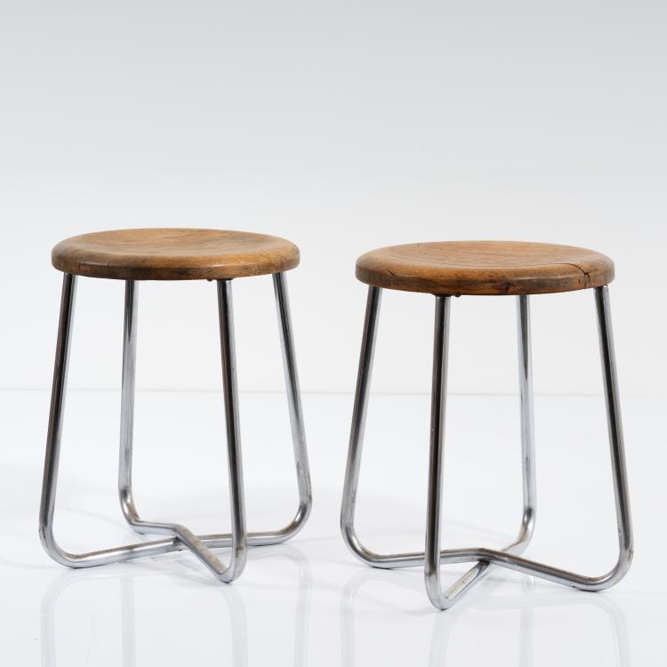 Bild 6 zu Objekt, Zwei Hocker, 1930er Jahre, Vichr, Prag, 154A 46