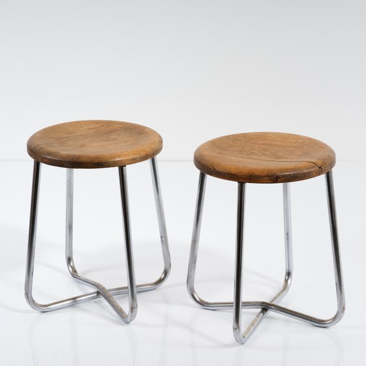 Bild 7 zu Objekt, Zwei Hocker, 1930er Jahre, Vichr, Prag, 154A 46