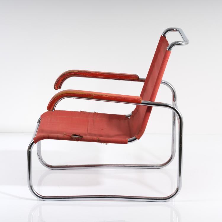 Bild 5 zu Objekt, Armlehnsessel 'B 35', um 1928/29, Marcel Breuer, Thonet, Frankenberg, 154A 38