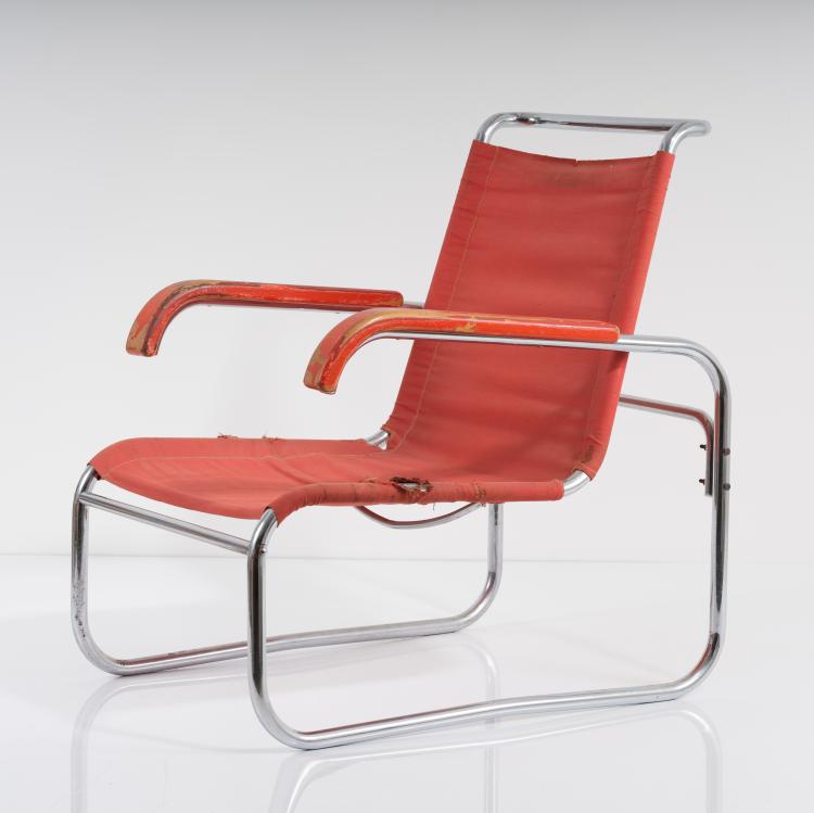 Bild 6 zu Objekt, Armlehnsessel 'B 35', um 1928/29, Marcel Breuer, Thonet, Frankenberg, 154A 38
