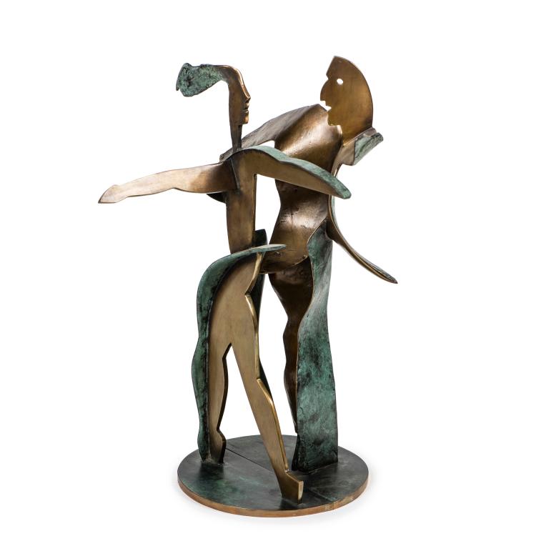 Hauptbild zu Objekt, 'Dancing Couple', 2002, Allen Jones, Giesserei Fritz Albrecht, Altrandsberg, 154D 467