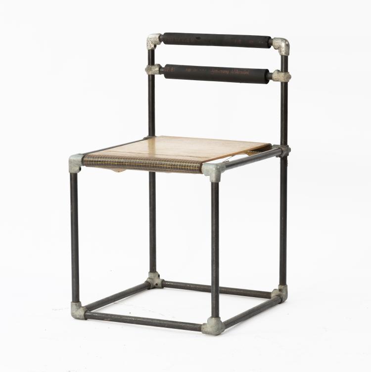 Hauptbild zu Objekt, 'L&ouml;wengarten' chair, 1980, J. H&uuml;ttner, H&uuml;ttner, J., 155B 567