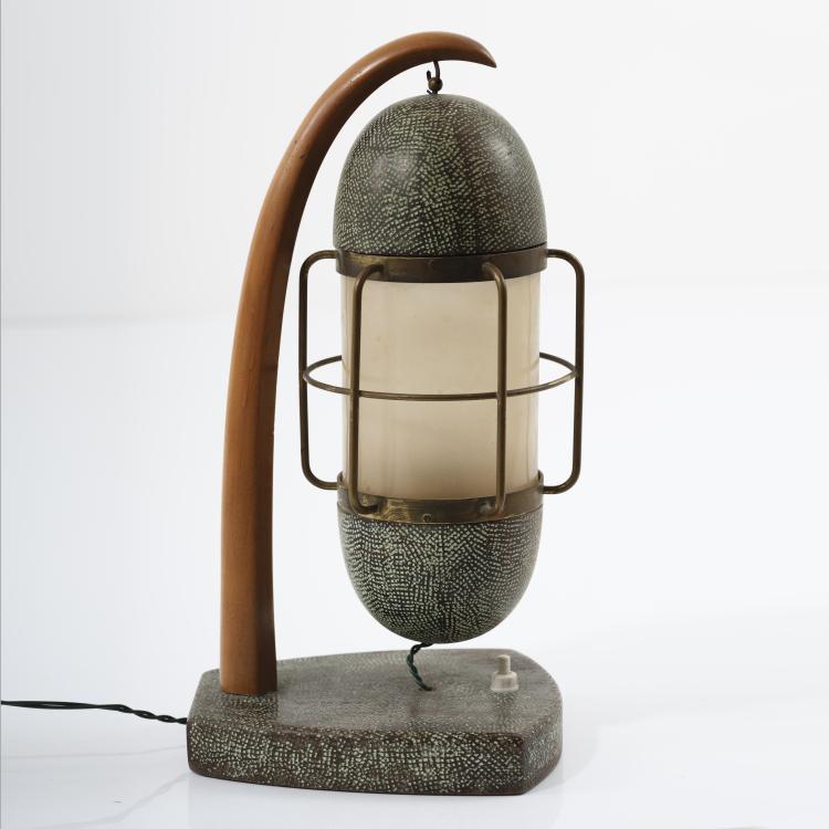 Bild 1 zu Objekt, Table light, 1940s, Aldo Tura (attributed), Tura, Mailand (zugeschrieben), 155A 13