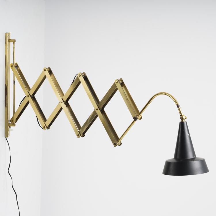 Bild 2 zu Objekt, Scissor lamp, 1950s, Italien, 155A 35