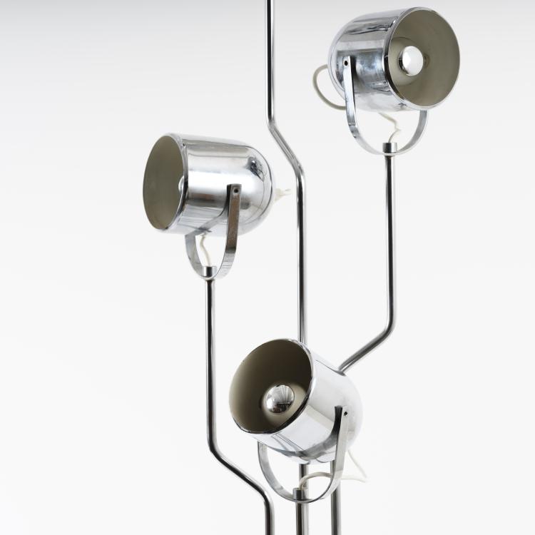 Bild 1 zu Objekt, Stehleuchte, um 1960, Goffredo Reggiani (zugeschrieben), Reggiani Illuminazione, Sovico (zugeschrieben), 155A 116