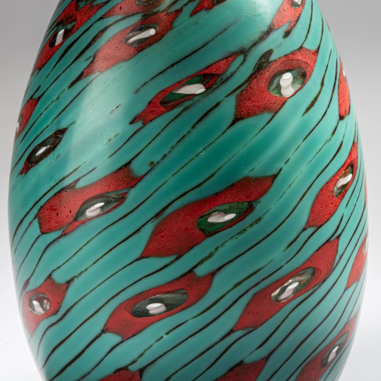 Bild 1 zu Objekt, One-off Vase 'Fiori Verdi', 1998, Yoichi Ohira, Serena, Livio, Murano, 155C 814