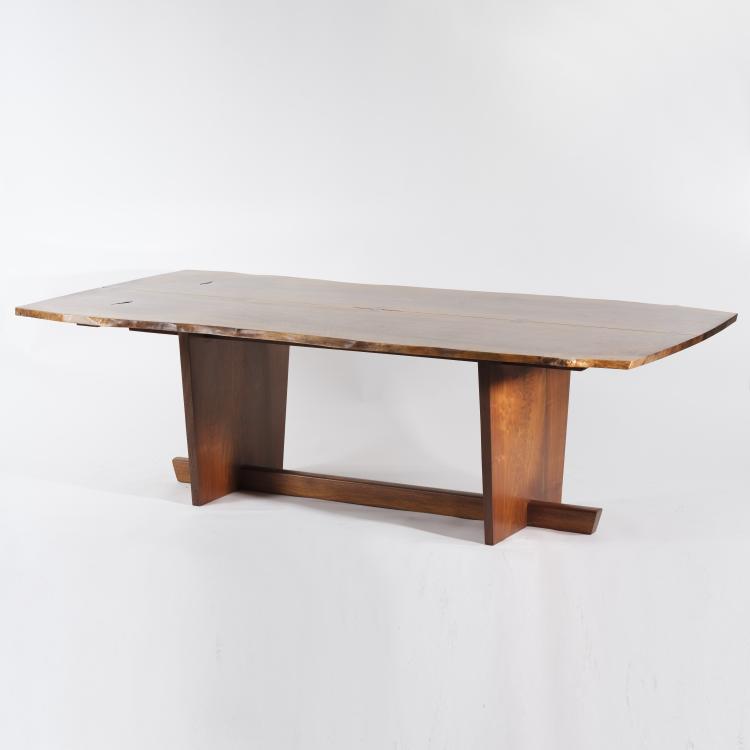 Hauptbild zu Objekt, Esstisch 'Minguren II', 1974, George Nakashima, Nakashima Studios, New Hope, Pennsylvania, 155B 543