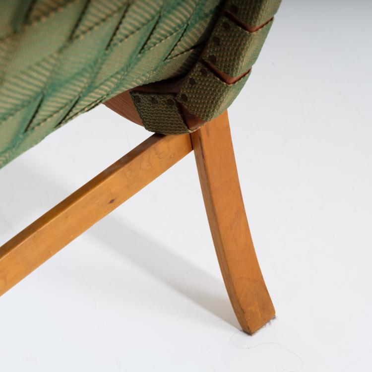 Bild 4 zu Objekt, Armlehnsessel, um 1950, Gustaf Axel Berg (zugeschrieben), V&auml;sby M&ouml;bel- och Inredningsfabrik, Upplands V&auml;sby, 155B 398