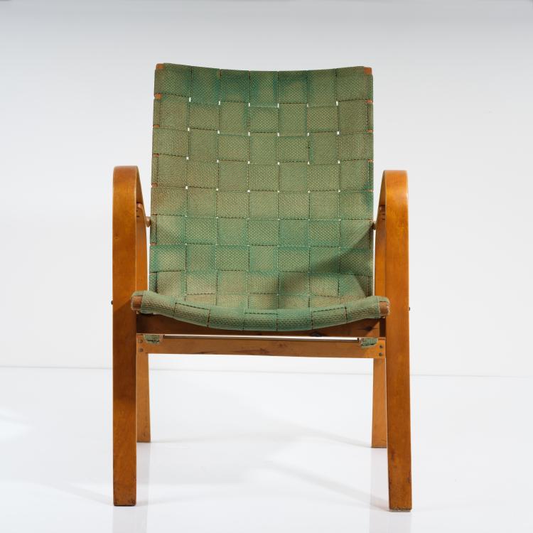 Bild 7 zu Objekt, Armlehnsessel, um 1950, Gustaf Axel Berg (zugeschrieben), V&auml;sby M&ouml;bel- och Inredningsfabrik, Upplands V&auml;sby, 155B 398