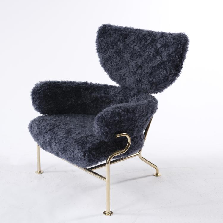 Hauptbild zu Objekt, Armlehnsessel 'Tre Pezzi Argo'- '836', 1959, Franco Albini,Franca Helg,Raf Simons, Cassina, Mailand, 154A 199