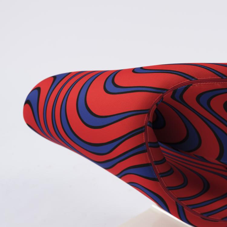 Bild 6 zu Objekt, 'Ribbon' chair, 1966, Jack Lenor-Larsen,Pierre Paulin, Artifort, Maastricht, 154A 133