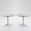 Set of two 'Pedestal 5453' sofa tables, 1961