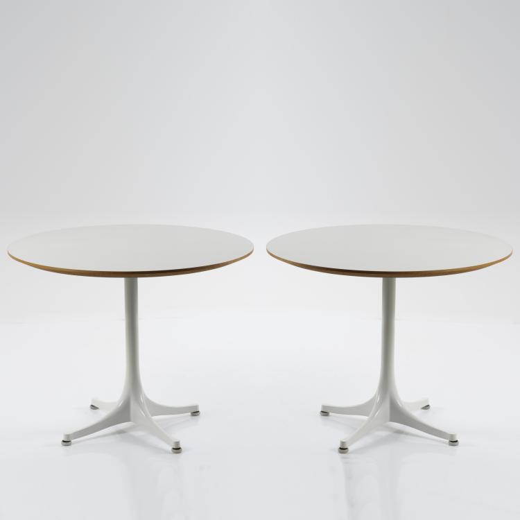 Hauptbild zu Objekt, Zwei Sofatische 'Pedestal 5453', 1961, George Nelson, Vitra Design, Weil am Rhein, 154A 169