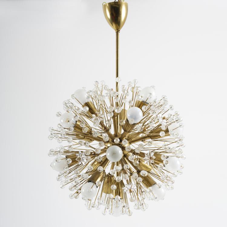 Hauptbild zu Objekt, Deckenleuchte, um 1955, Emil Stejnar, Nikoll, A. Rupert, Wien (zugeschrieben), 155B 445