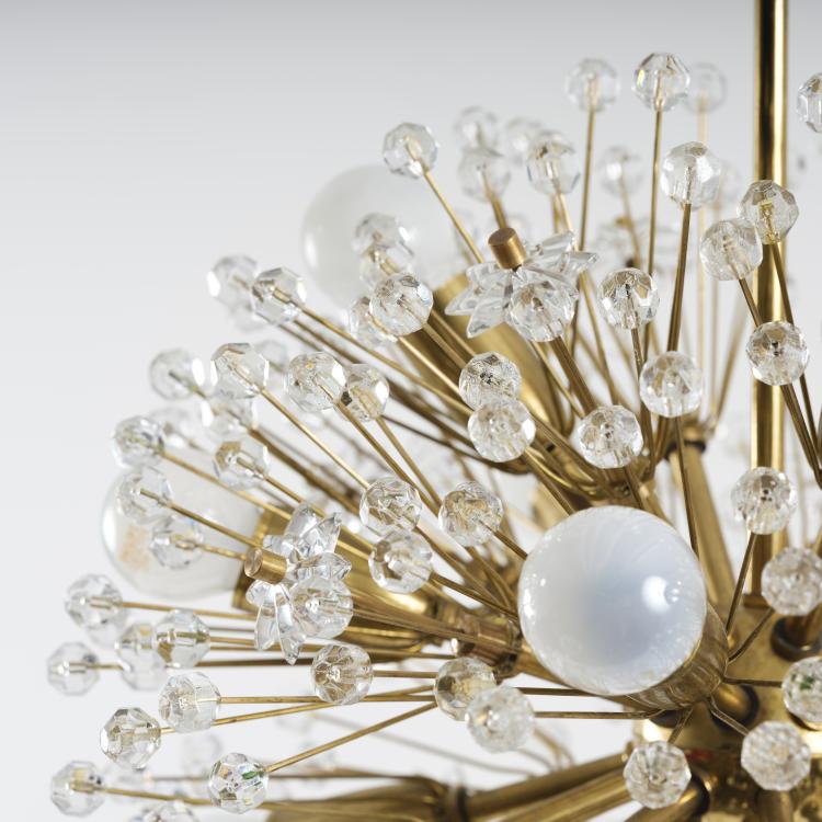 Bild 1 zu Objekt, Deckenleuchte, um 1955, Emil Stejnar, Nikoll, A. Rupert, Wien (zugeschrieben), 155B 445