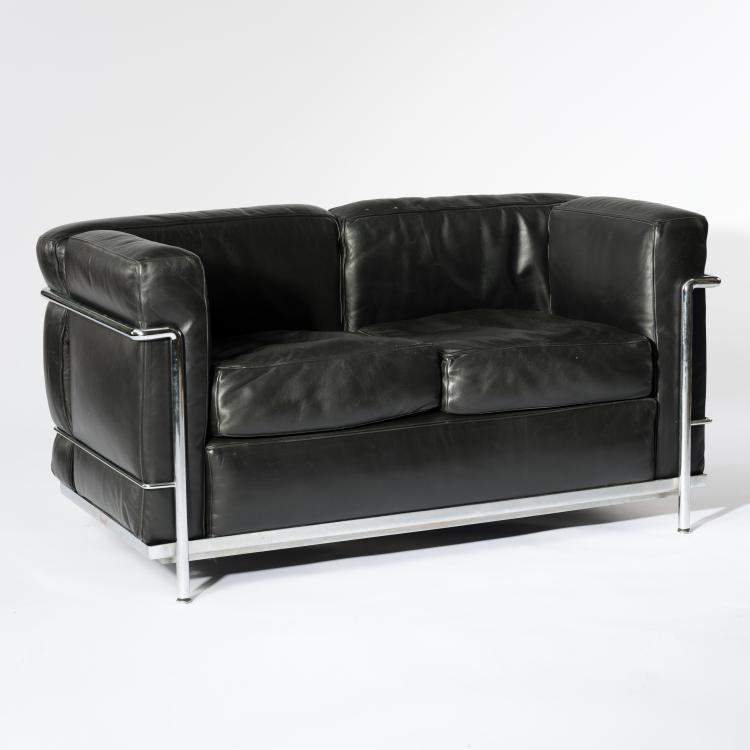 Bild 3 zu Objekt, LC 2' settee, 1928, Pierre Jeanneret,Charlotte Perriand,Le Corbusier Charles-&Eacute;douard Jeanneret-Gris, Cassina, Mailand, 155B 270