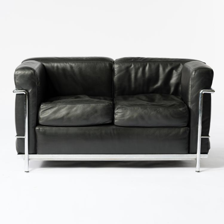 Bild 4 zu Objekt, LC 2' settee, 1928, Pierre Jeanneret,Charlotte Perriand,Le Corbusier Charles-&Eacute;douard Jeanneret-Gris, Cassina, Mailand, 155B 270