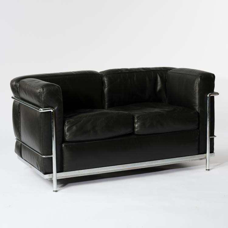 Bild 5 zu Objekt, LC 2' settee, 1928, Pierre Jeanneret,Charlotte Perriand,Le Corbusier Charles-&Eacute;douard Jeanneret-Gris, Cassina, Mailand, 155B 270