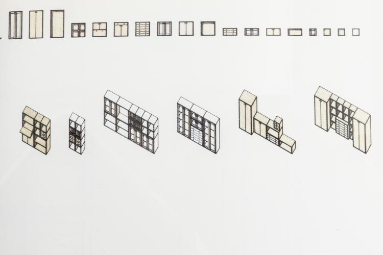 Bild 6 zu Objekt, Module shelf 'Bric', 1970, Antonia Astori De Ponti,Enzo Mari, Driade, Caorso, 155A 157