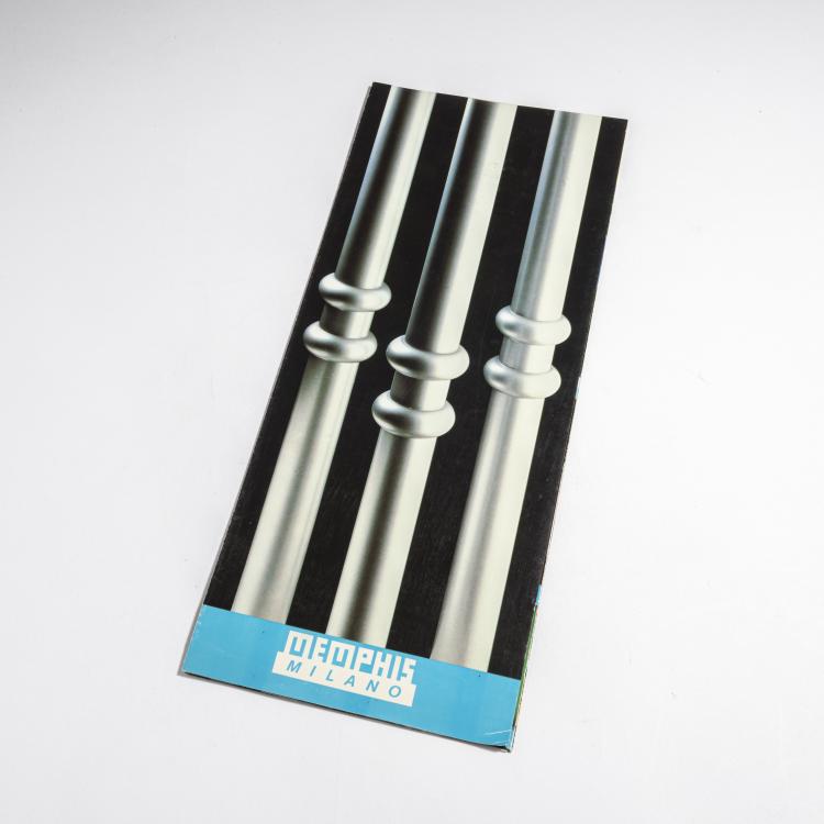 Hauptbild zu Objekt, Faltkatalog / Poster, 1980er Jahre, Memphis, Mailand, 155A 102