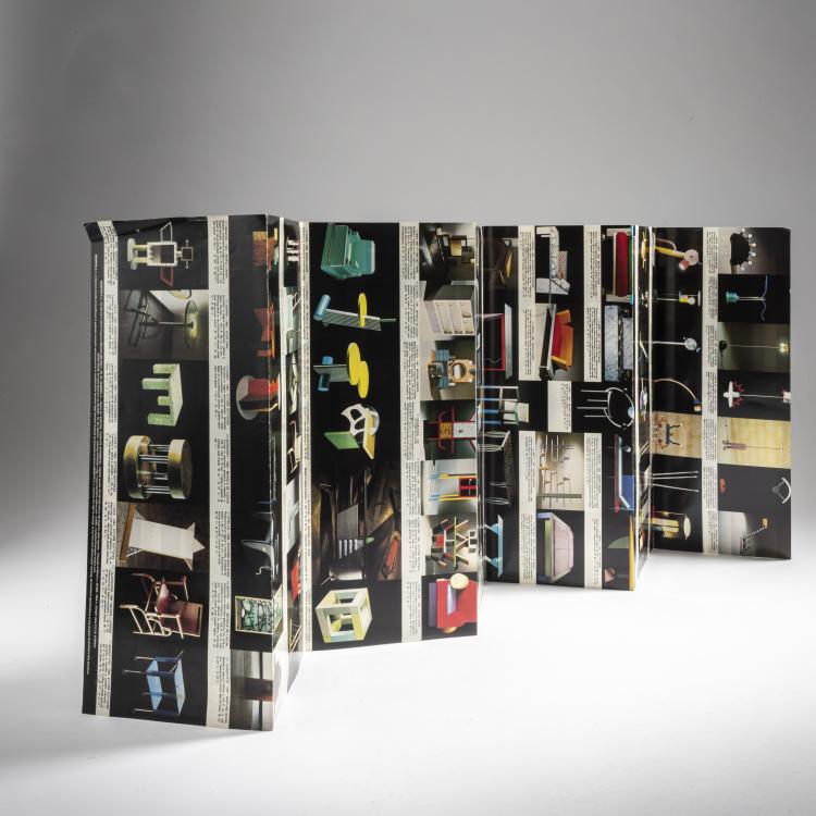 Bild 1 zu Objekt, Faltkatalog / Poster, 1980er Jahre, Memphis, Mailand, 155A 102