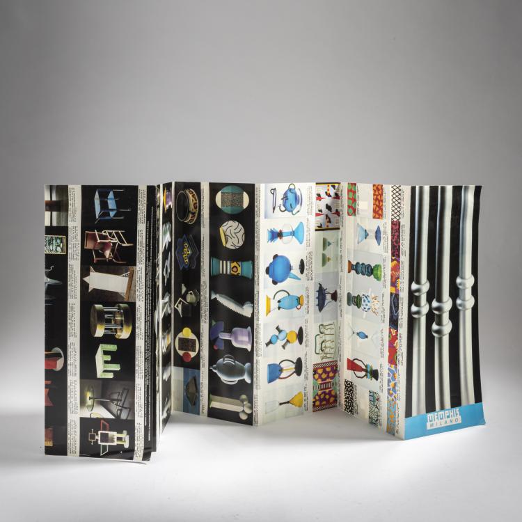 Bild 2 zu Objekt, Faltkatalog / Poster, 1980er Jahre, Memphis, Mailand, 155A 102