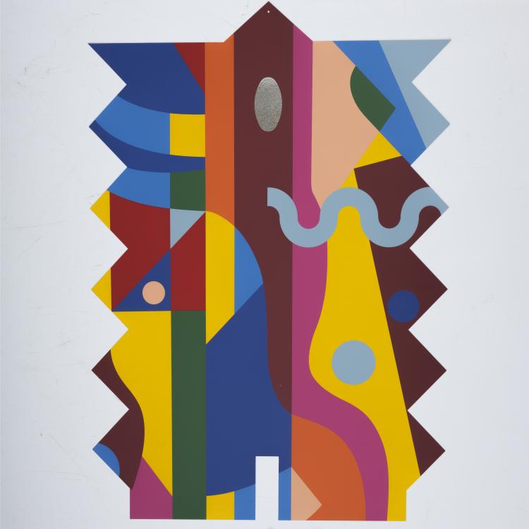 Hauptbild zu Objekt, Wall sculpture, 1985, Atelier Alchimia,Ennio Chiggio, TOT Galerie, Padua, 155A 103