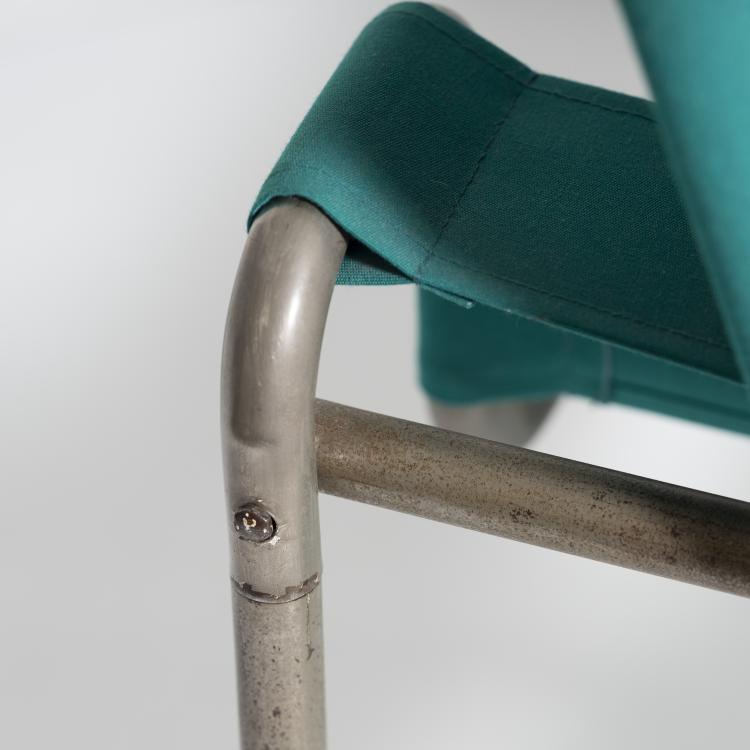 Bild 1 zu Objekt, Armlehnsessel 'B3' - 'Wassily', 1925, Marcel Breuer, Standard M&ouml;bel, Berlin (zugeschrieben), 154A 30