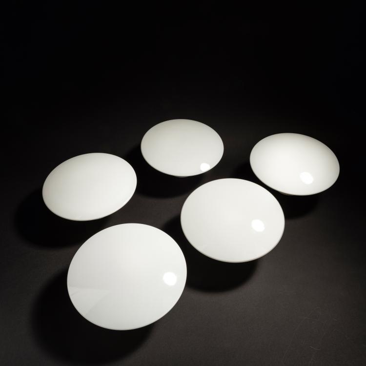 Bild 2 zu Objekt, Set of five 'Eklipta' wall lights, 1959, Arne Jacobsen, Poulsen, Louis, Kopenhagen, 154A 86