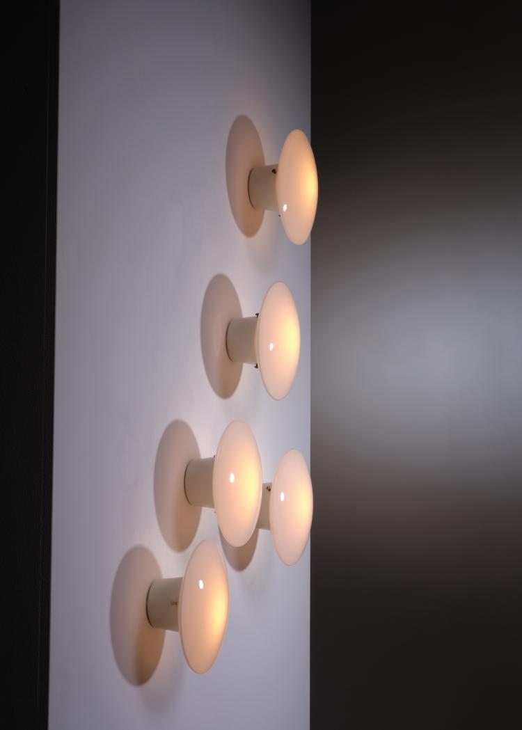 Bild 5 zu Objekt, Set of five 'Eklipta' wall lights, 1959, Arne Jacobsen, Poulsen, Louis, Kopenhagen, 154A 86