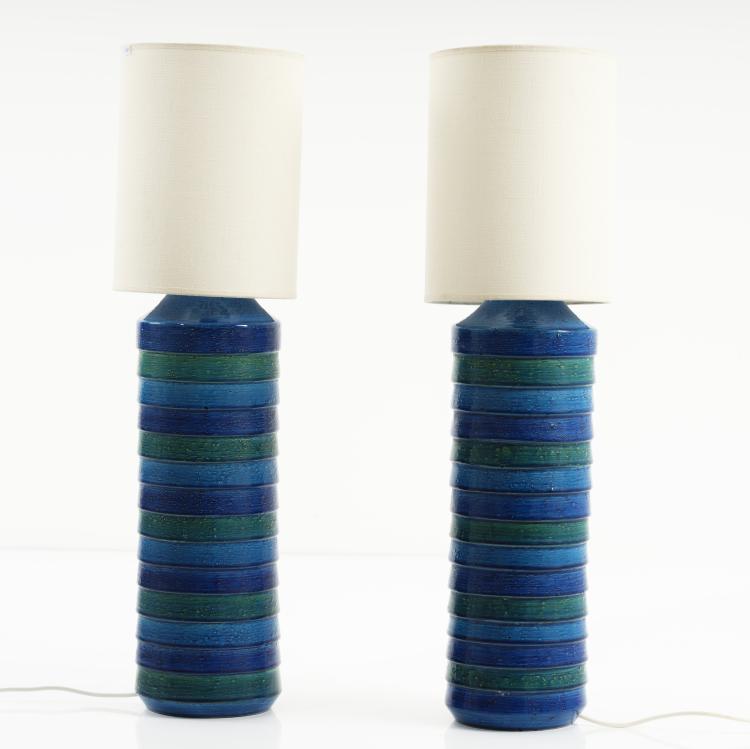 Bild 1 zu Objekt, Zwei Tischleuchten, 1960er Jahre, Aldo Londi, Bitossi, Montelupo, 155A 130