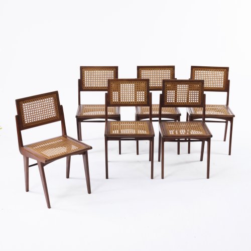 Set of six chairs, 1950