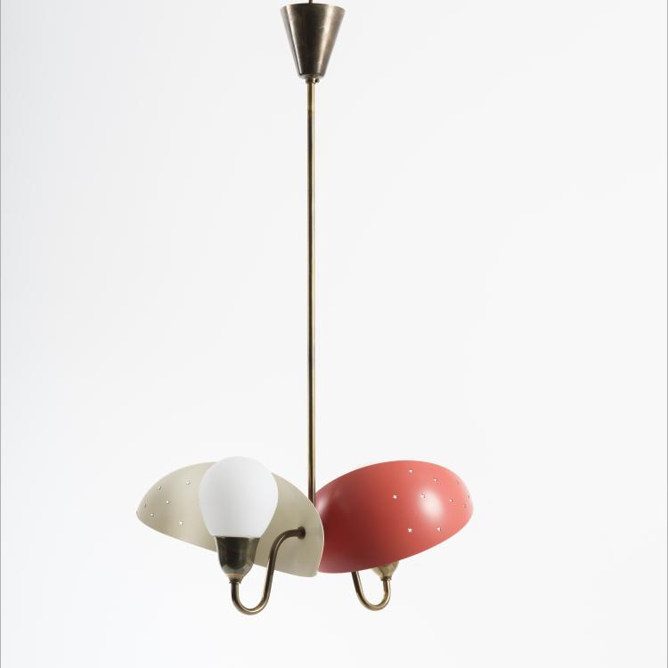 Bild 4 zu Objekt, Deckenleuchte, 1950er Jahre, Bent Karlby (zugeschrieben), Fog & M&oslash;rup, D&auml;nemark, 155B 413