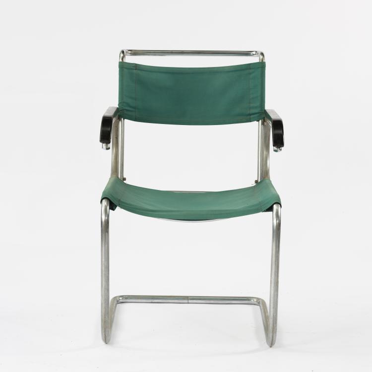 Bild 1 zu Objekt, Armchair 'B 55', 1928/29, Marcel Breuer, Thonet, Frankenberg, 154A 45
