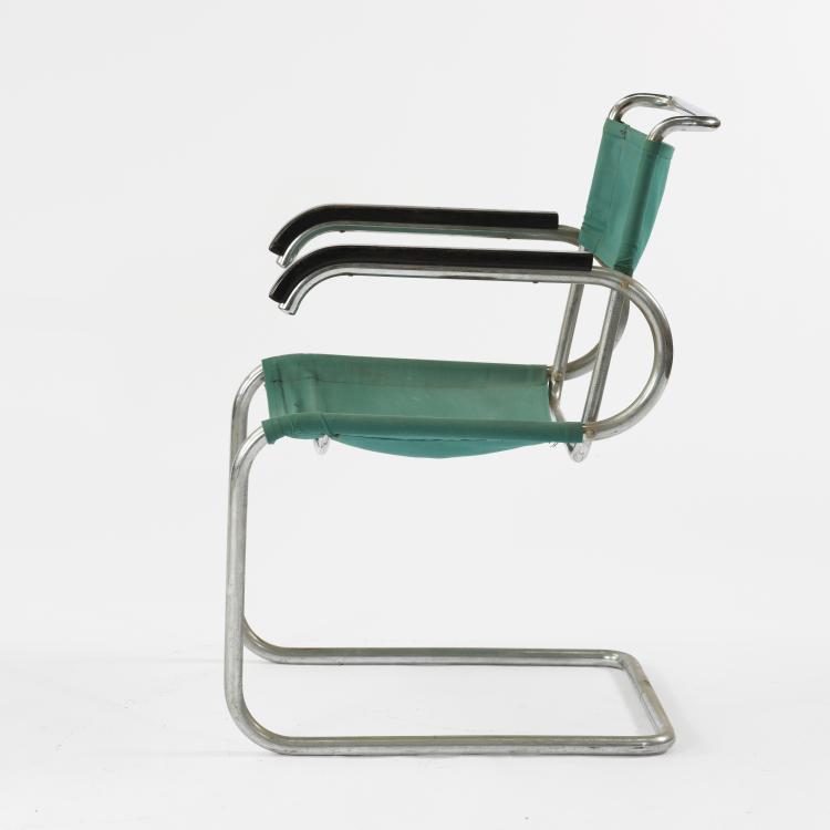 Bild 2 zu Objekt, Armchair 'B 55', 1928/29, Marcel Breuer, Thonet, Frankenberg, 154A 45
