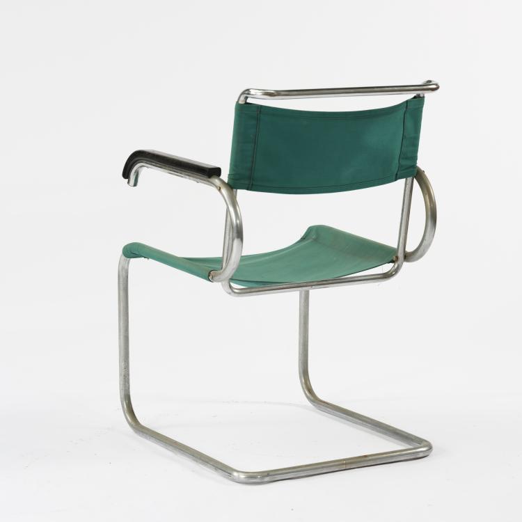 Bild 3 zu Objekt, Armchair 'B 55', 1928/29, Marcel Breuer, Thonet, Frankenberg, 154A 45
