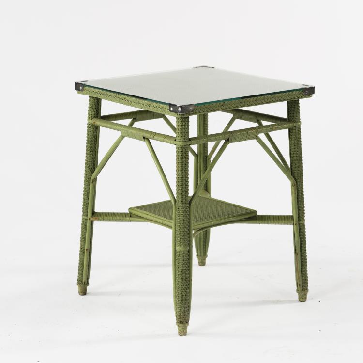 Hauptbild zu Objekt, Beistelltisch, 1930/40erJahre, Lloyd Loom, England, 155B 280