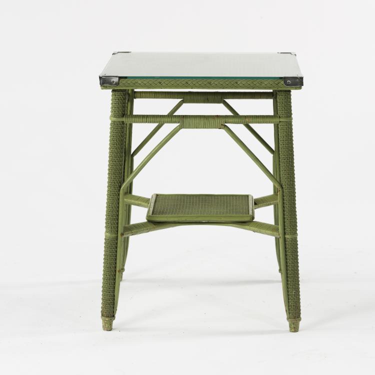 Bild 1 zu Objekt, Beistelltisch, 1930/40erJahre, Lloyd Loom, England, 155B 280