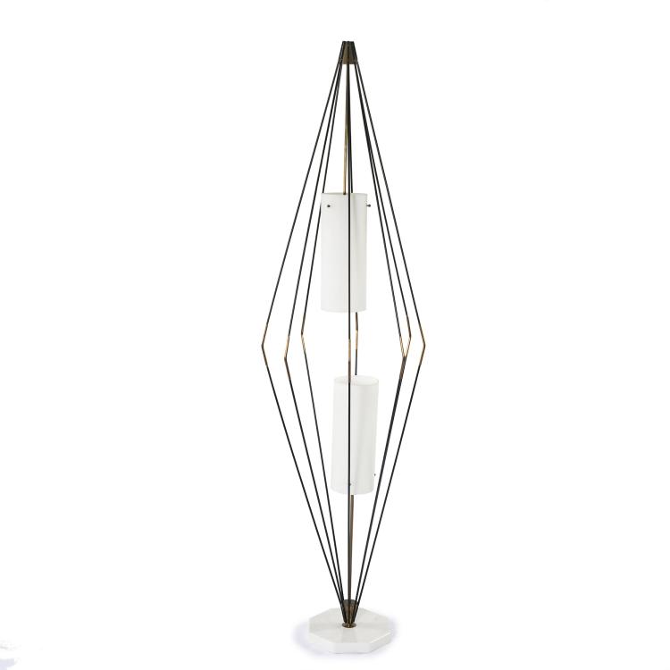 Hauptbild zu Objekt, Floor lamp, 1950s, Angelo Lelli (attributed), Arredoluce, Mailand, 154A 104