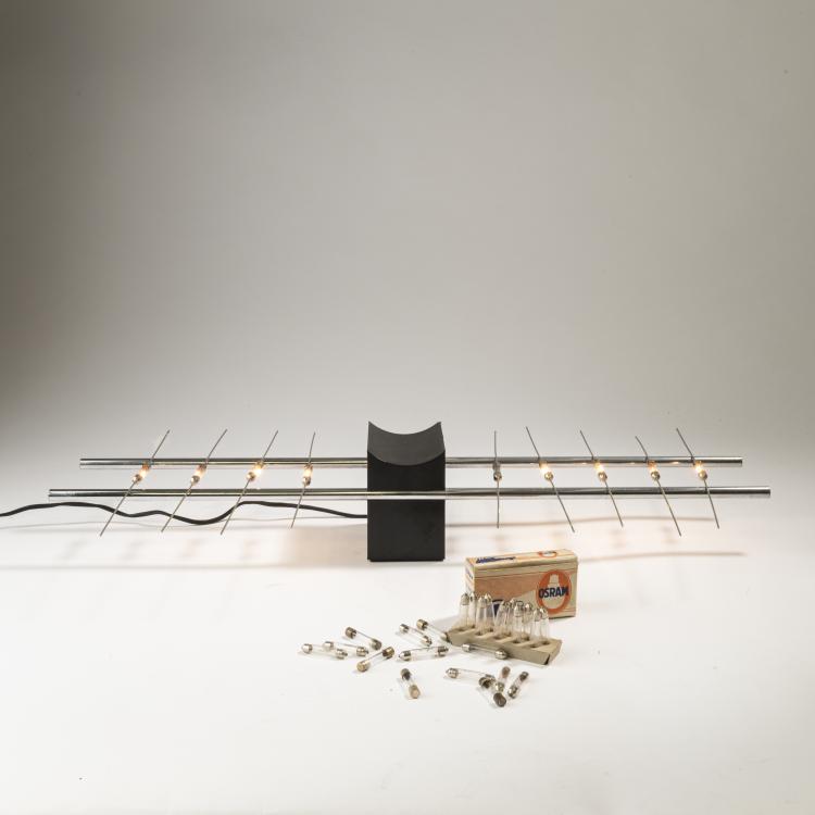 Bild 1 zu Objekt, '7+' table light, 1969, Theodore Waddell,Dante Bandini, Zanotta, Nova Milanese, 155A 155