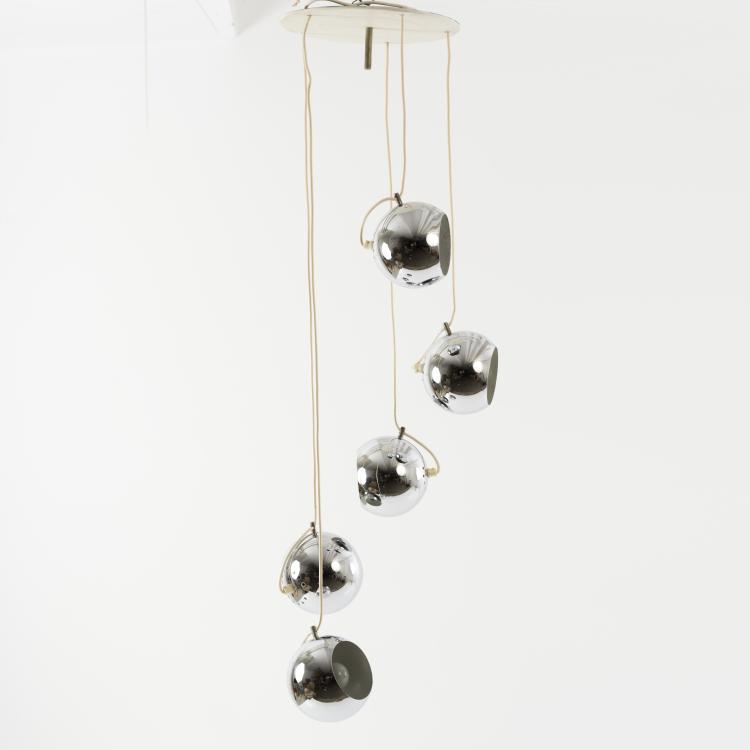 Bild 1 zu Objekt, Ceiling light, 1950s, Goffredo Reggiani (attributed), Reggiani Illuminazione, Sovico, 155A 68