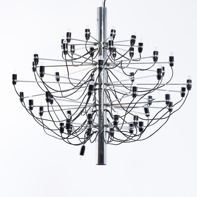 Hauptbild zu Objekt, '2097/50' ceiling light, 1958, Gino Sarfatti, Arteluce, Mailand, 155A 74