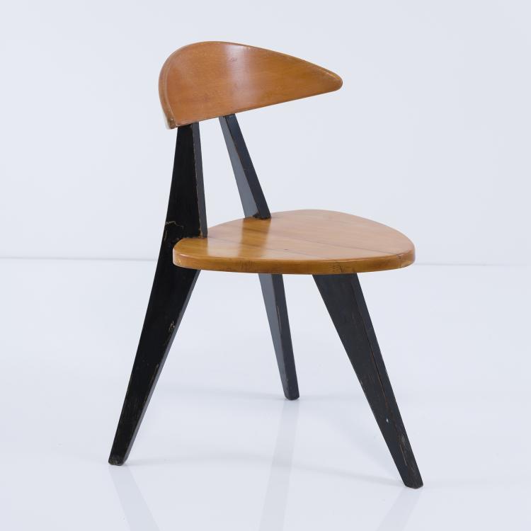 Bild 3 zu Objekt, Three-legged child's chair, 1954, Walter Papst, Wilkhahn, Eimbeckhausen, 155B 434