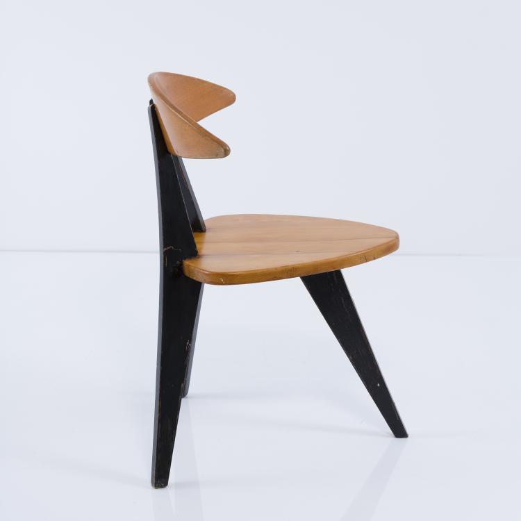 Bild 4 zu Objekt, Three-legged child's chair, 1954, Walter Papst, Wilkhahn, Eimbeckhausen, 155B 434